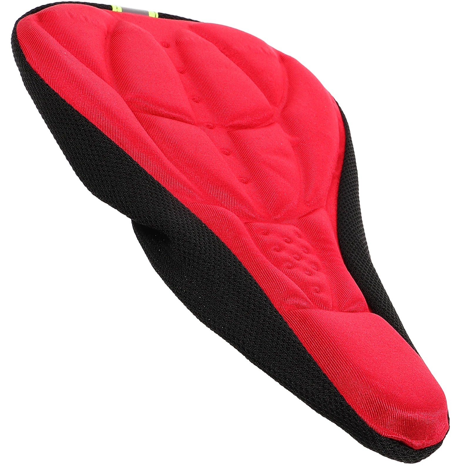 

Thickened Silicone Bike Seat Cover Red Soft Padded Cushion for Bicycle Cycling Child Long Use Durable Ergonomic Universal