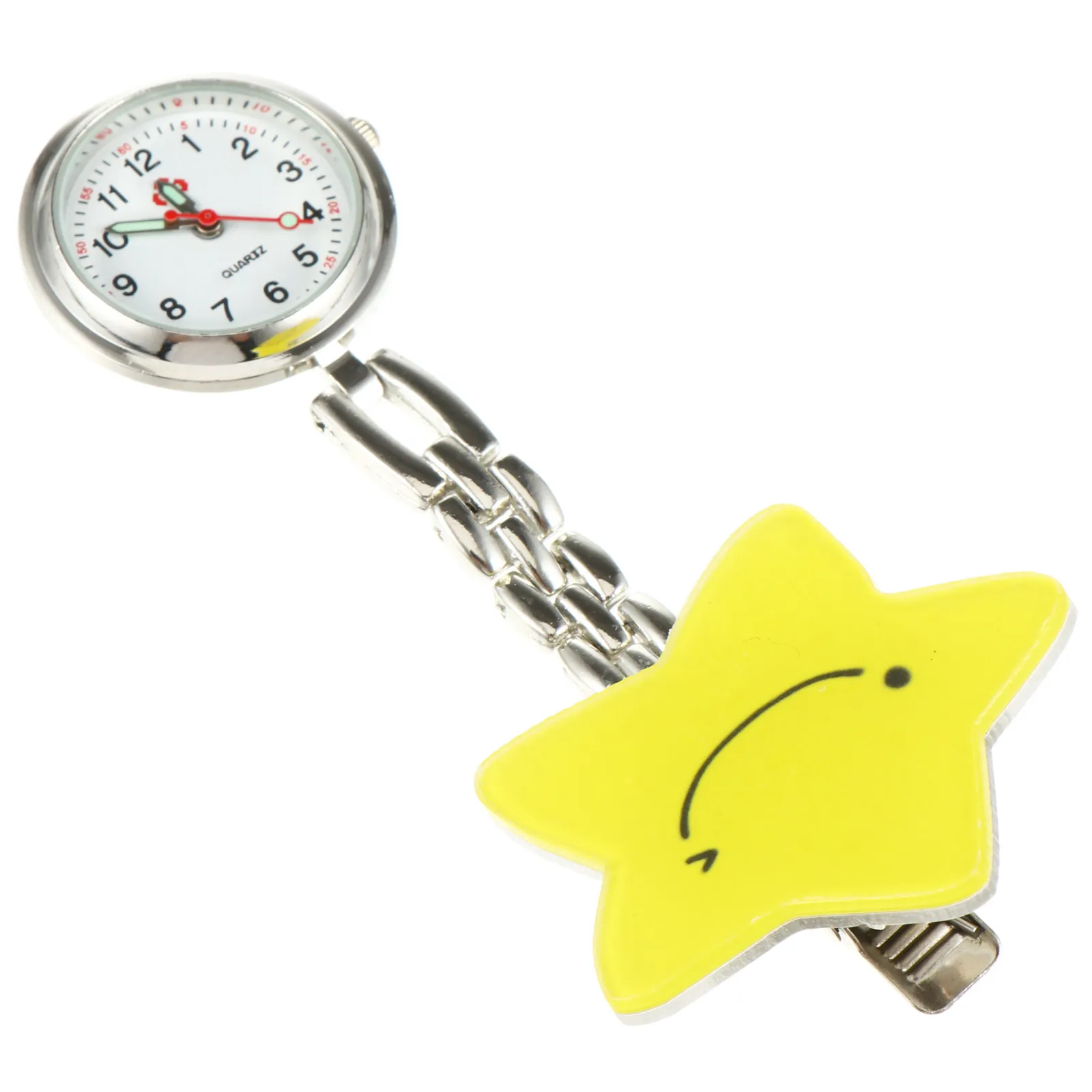 

Professional Nurse Pocket Watch Luminous Dial Quartz Movement Compact Clip-on Design Perfect for Field Nursing School