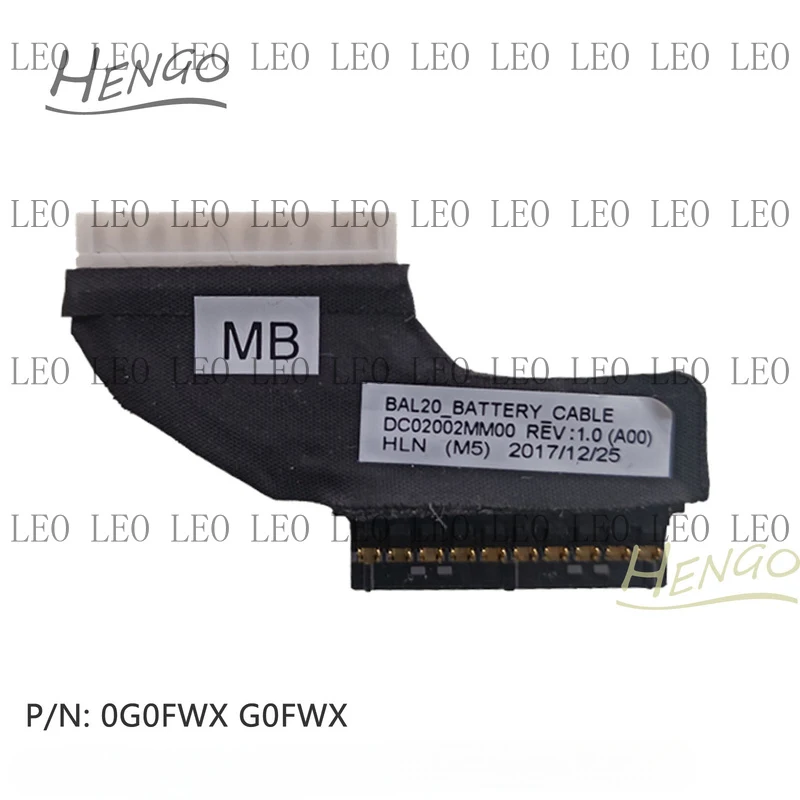 TT  New For DELL Inspiron 15 5565 5567 Battery Cable wire DC02002MM00 0G0FWX