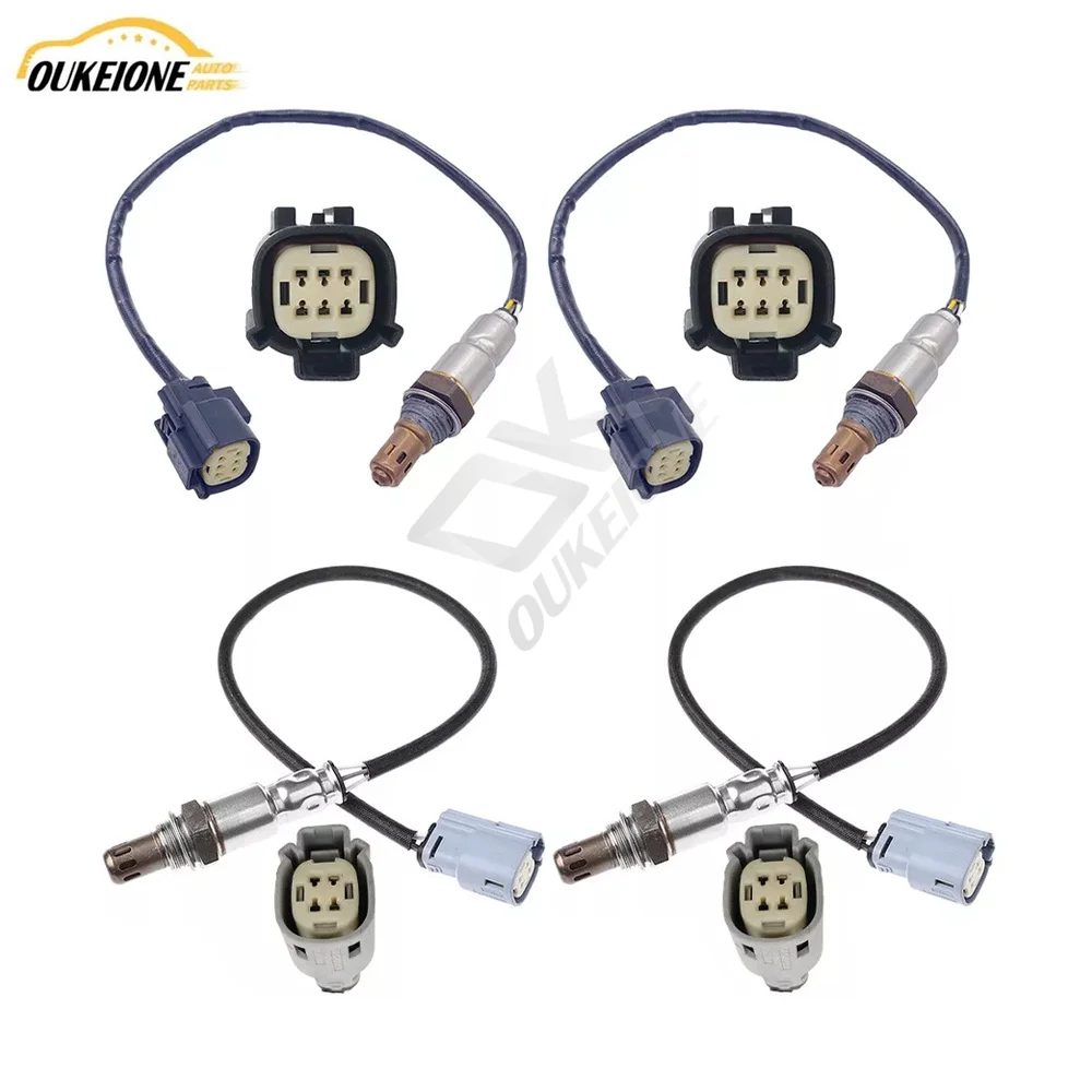 4Pcs Oxygen Sensor Front Rear for 2016 2017 2018 2019 Ford Explorer 3.5L Naturally Aspirated Sensor 1 2 Lambda Car Accessories