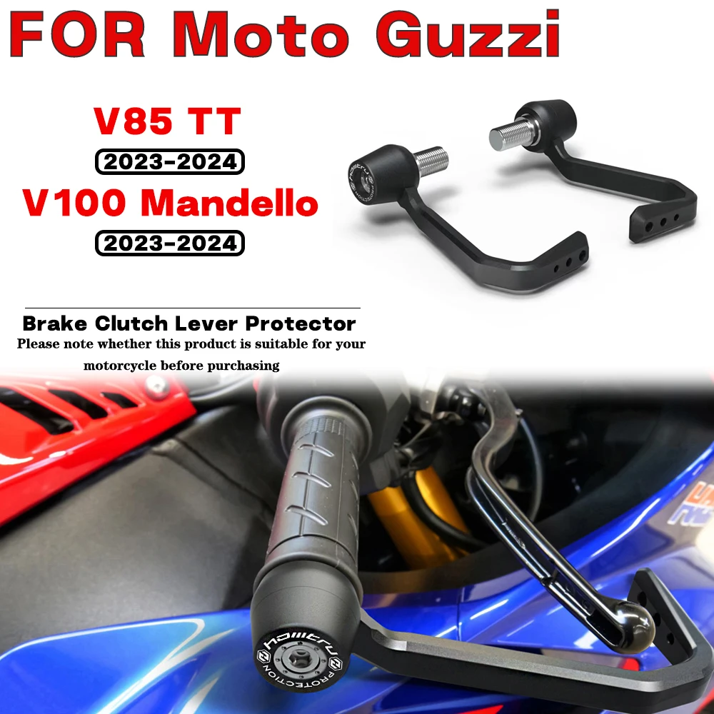 

For Moto Guzzi V85 TT / V100 2023-2024 Motorcycle accessories Brake and Clutch Lever Protector Kit