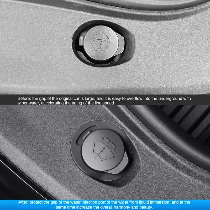 for Tesla Model 3 Highland 2024 Silicone Wiper Seam Water Anti-Leakage Plug Anti-blocking Cover Filter Mesh Interior Accessories