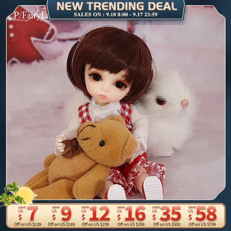 

OUENEIFS Pukifee Bonnie Fairyland bjd sd doll 1/8 body toy resin dollhouse figures fl include eyes body mode free eye