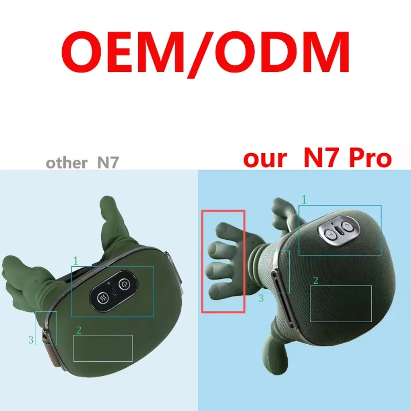 وسادة تدليك الرقبة الكهربائية العضلات الأنسجة العميقة العجن شياتسو والكتف مع الحرارة #2