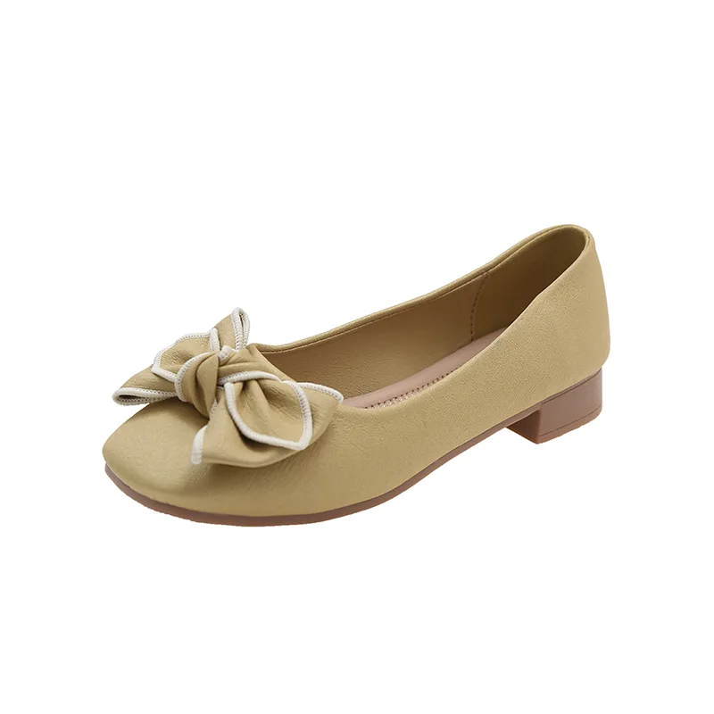 

Women Boat Shoes Loafers Bow Casual Shoes Woman Flats Slip On Flat Shoes Candy Color Breathable Shoes Espadrilles Big Size 35-40