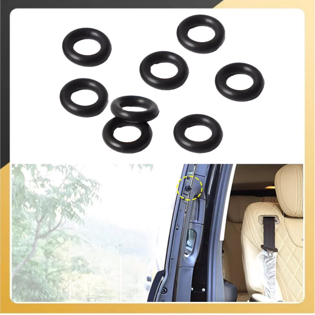 8PCS Middle Door Noise Elimination Rubber For Mercedes For Benz For VITO W447 W448 Replacement Automobiles Parts