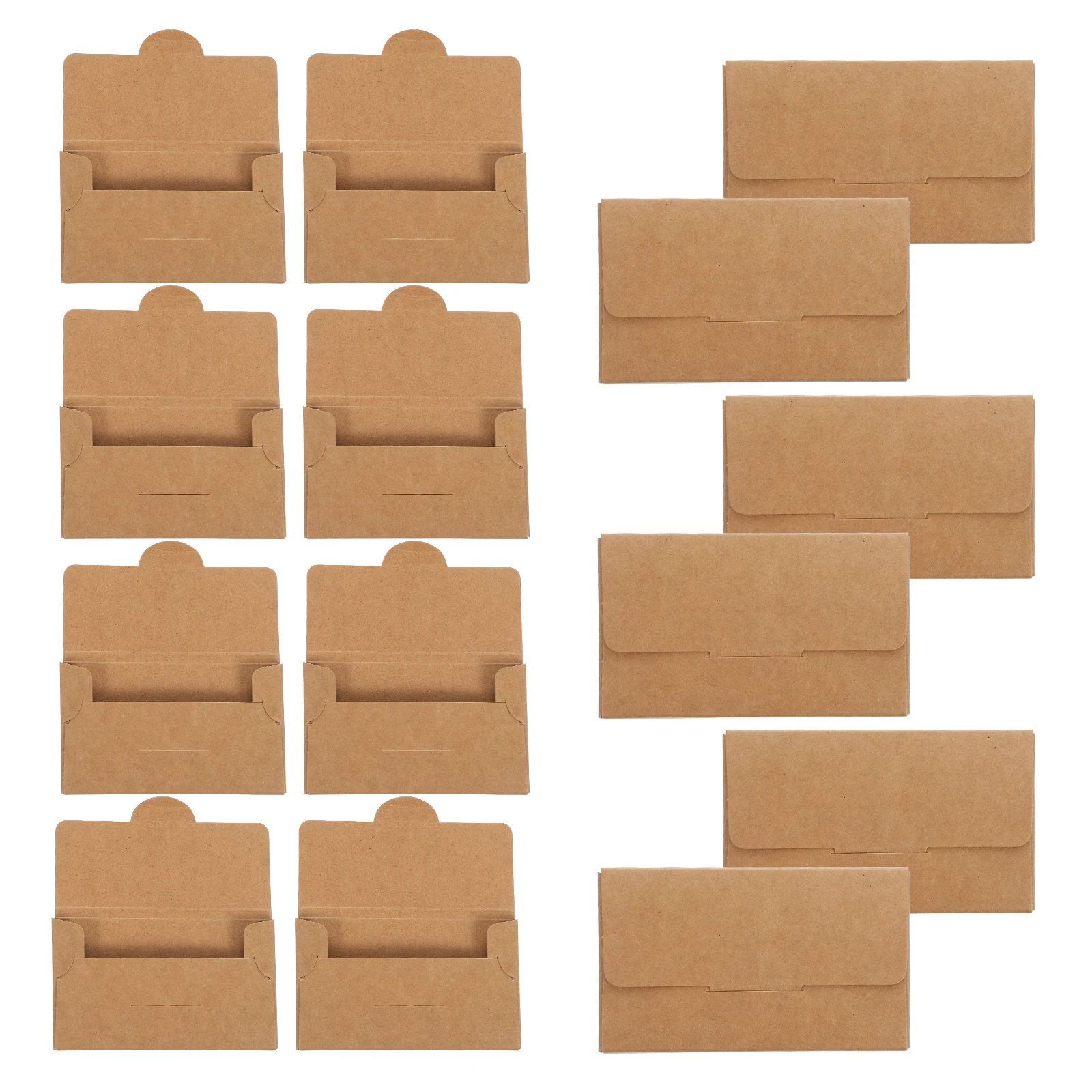 

30 Pcs Business Card Packaging Box Holder Desktop Cards Storage Case Organizer for Boxes
