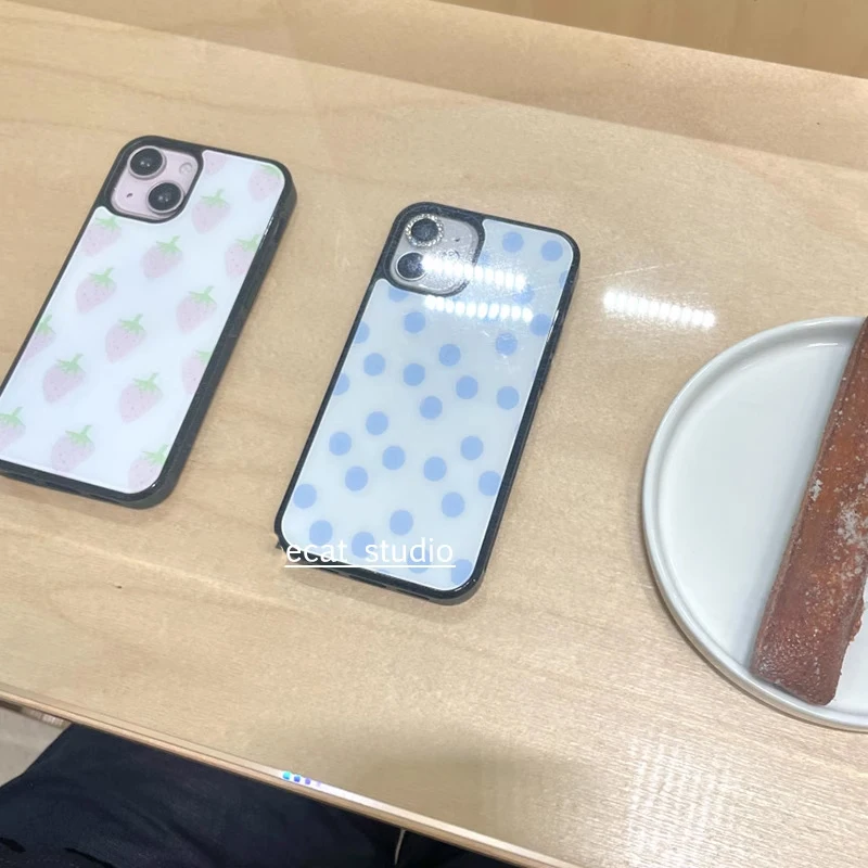 Korean Ins Blue Pol… - image