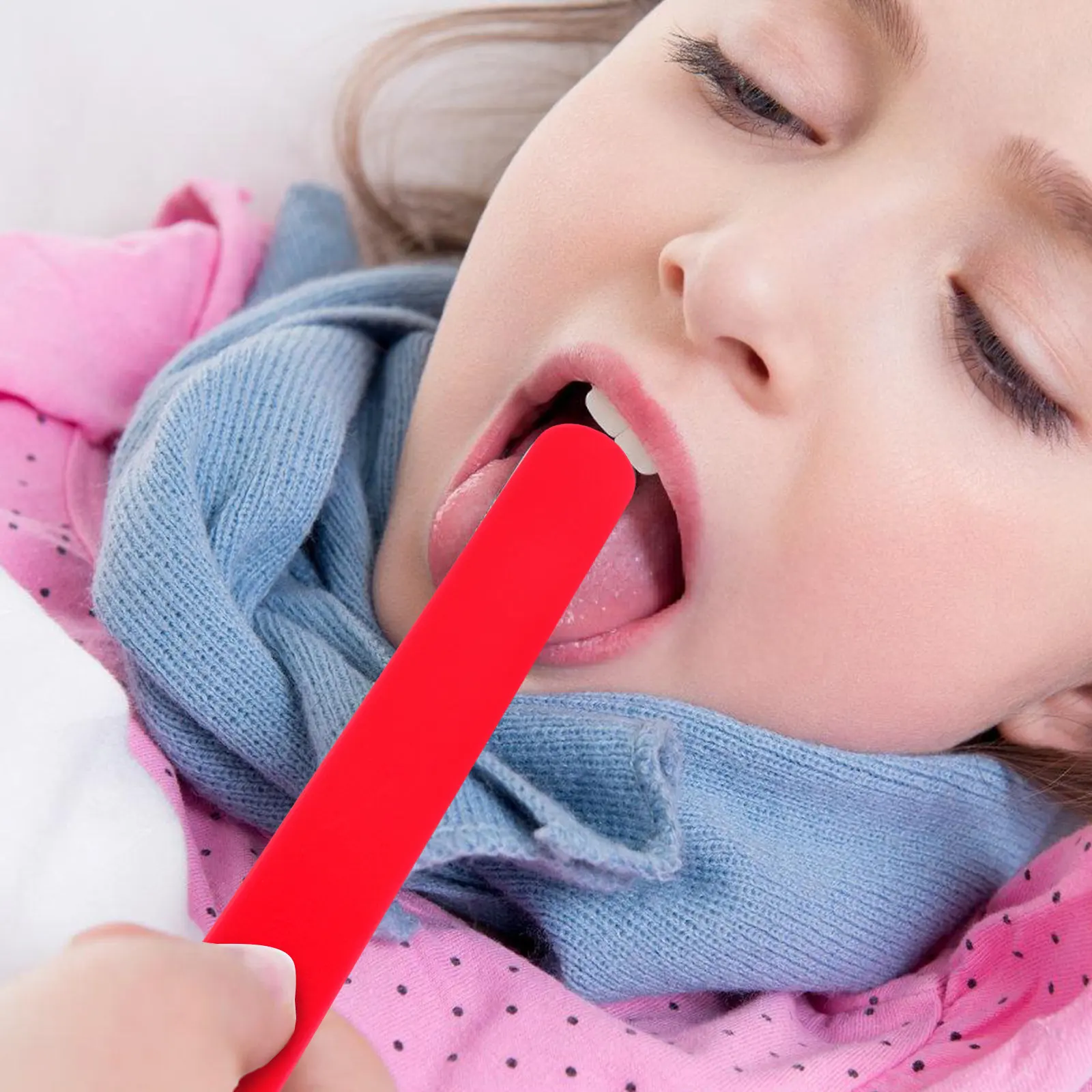 

25Pcs Plastic Tongue Depressors Multipurpose Safe Stir Sticks for Medical Lab Oral Exams Mixing Facial Masks Clinic Training