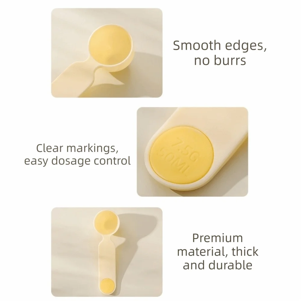Stacking Mini Measuring Spoon Set Portable with Scale Kitchen Measuring Spoon Quantitative Spoon Plastic Baking Measuring Set