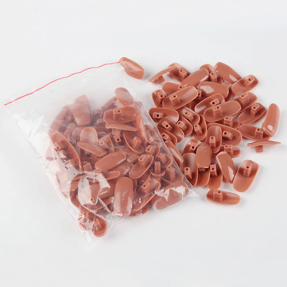 200 قطعة نصائح ممارسة الأظافر مادة ABS ممتازة للتدريب على مانيكير لتقوم بها بنفسك فن الأظافر مجموعة أدوات المبتدئين في صالونات التجميل #3