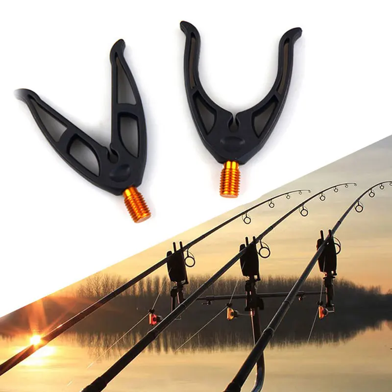 Head Rest Telescopic Fishing Rod Holders Fish Pod Grip Rod Support Stand Head Carp V/U Shape Holder Fishing Tackle