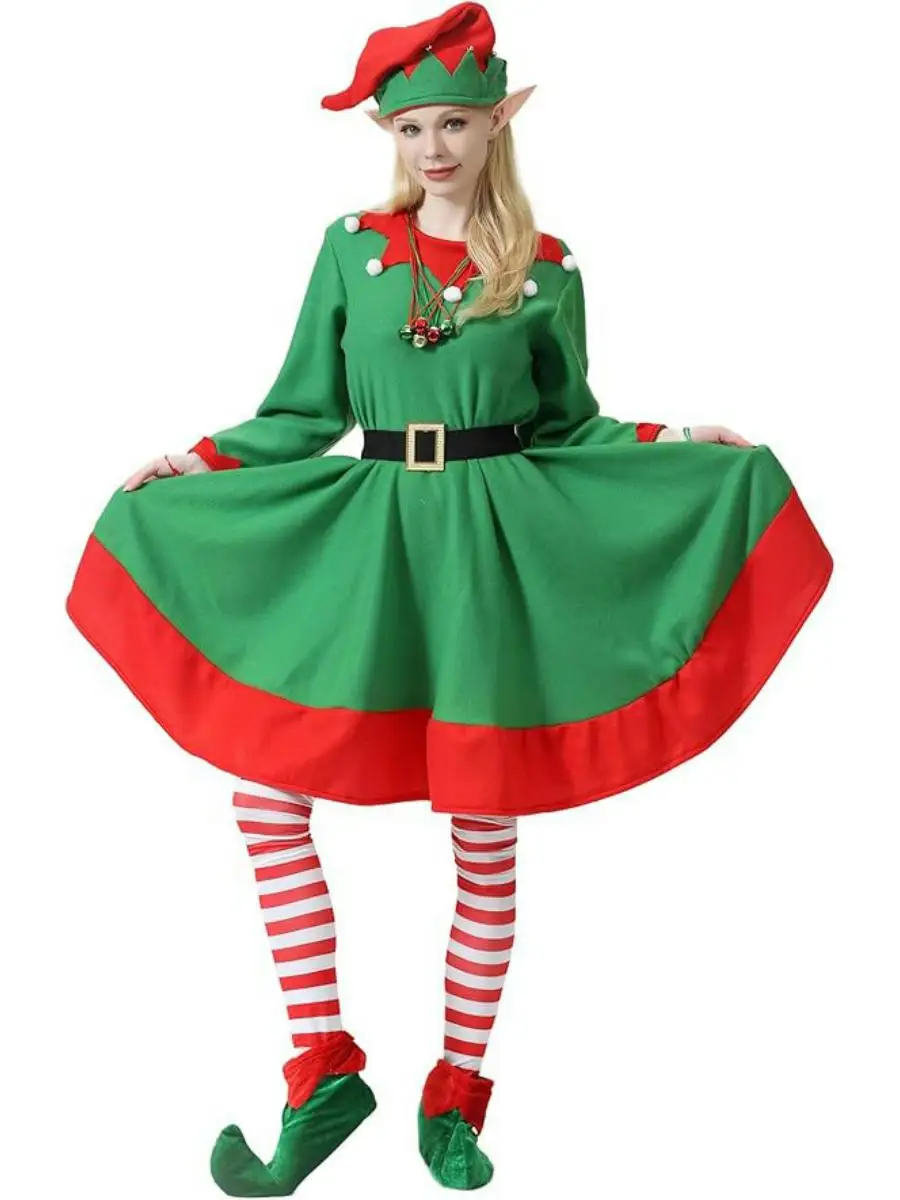 New loween Par Elf Accory Women's Cisas Role-plang Costume Ethnic Stage Costume Traditional Hanfu Women's Clothing