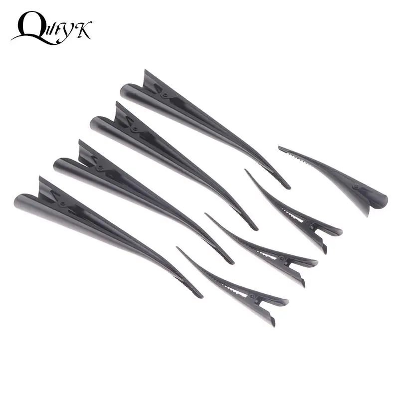 Metal Hair Clips Hollow Flower Duckbill Hair Clamps Hair Accessories Duck Teeth Bows Hairgrips Hairdressing Salon Tip Clip