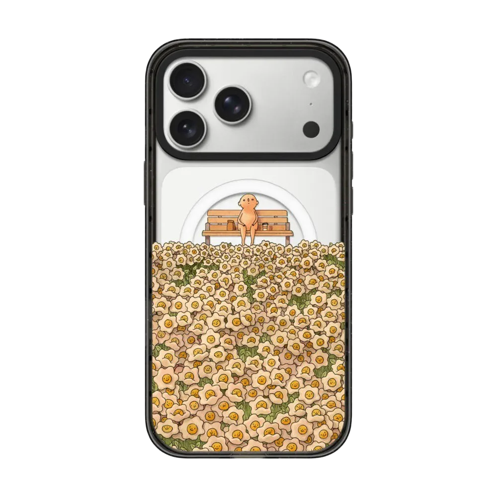Cute Flower Baby Acrylic Magnetic Case: Compatible with IPhone 17 16 15 14 13 12 Pro Max 17 Air