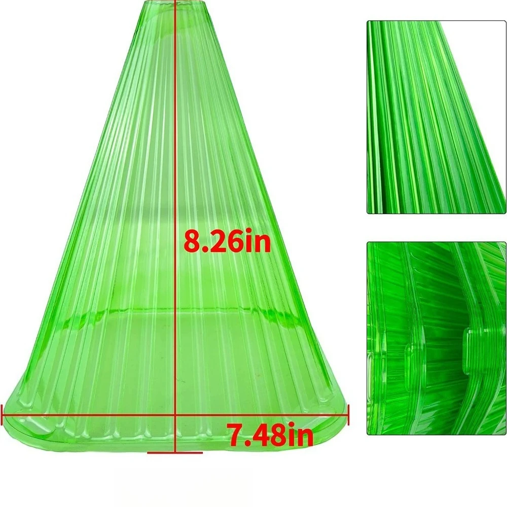 10pcs Square Use Bell Cover To Protect Plants From Bird Frost Green Wholesale Gardening Seedling Cover