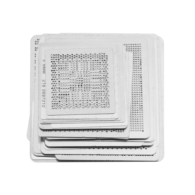 144Pcs BGA Direct Heat Graphics Card BGA Stencils For / / ATI Video Chips Bga Reballing Stencil Tample Kit