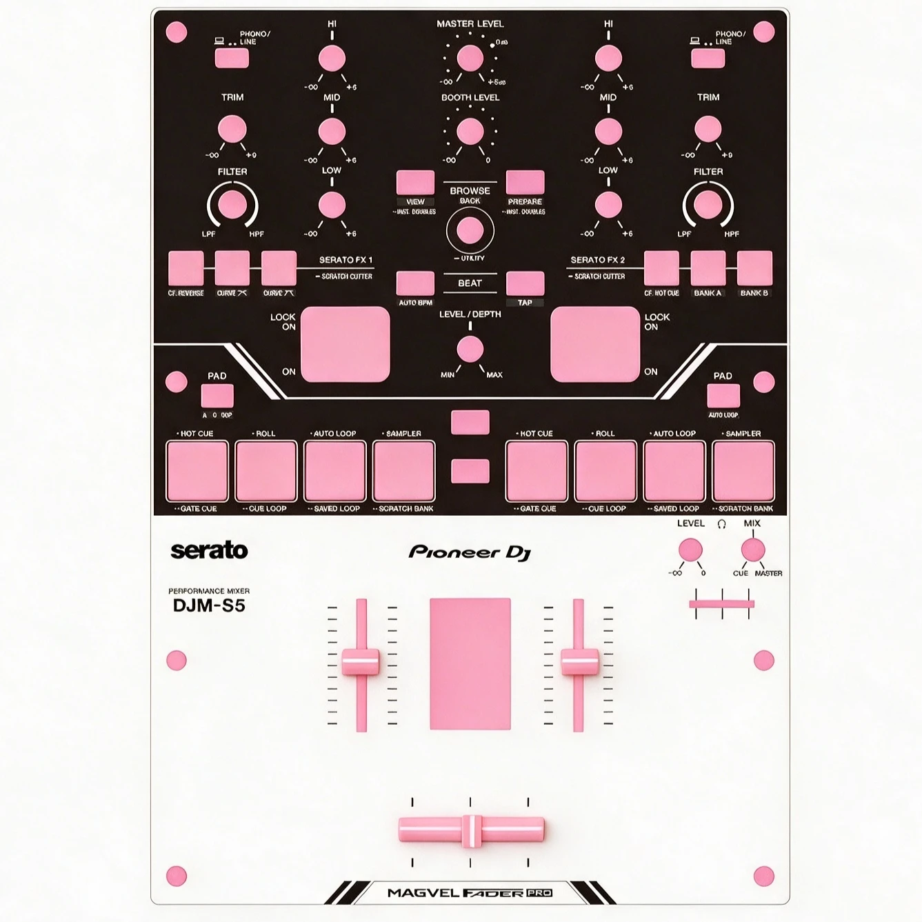 pvc-protective-film-suitable-for-pioneer-djm-s5-mixer-panel-pioneer-colorful-sticker-can-be-personalized