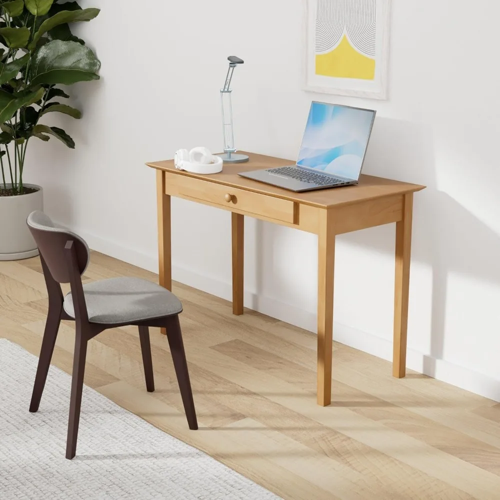 ufficio domestico in studio di legno, miele