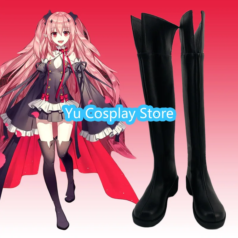 Yu Cosplay Store Cai Peixi Kruru Scarpe Cosplay Anime Scarpe Cosplay Stivali Costumi di Halloween Puntelli