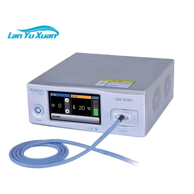 

Hospital LED cold light source for medical ENT laparoscope instruments unit device