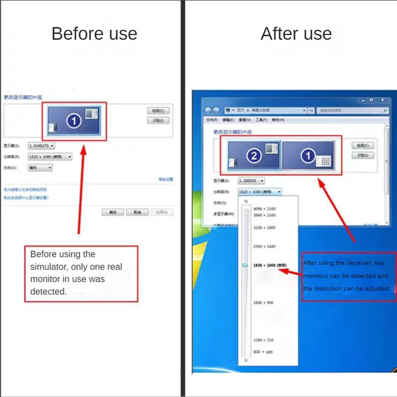 USB Type-C 가상 디스플레이 어댑터 DDC EDID 더미 플러그 헤드리스 고스트 디스플레이 에뮬레이터 더미 로드 4K@60Hz-ABWO