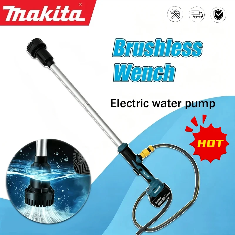 Makita Electric Water Pump Cordless Deep Well Submersible Pump Portable Stick Water Transfer Pump For 18V Battery(No Battery)