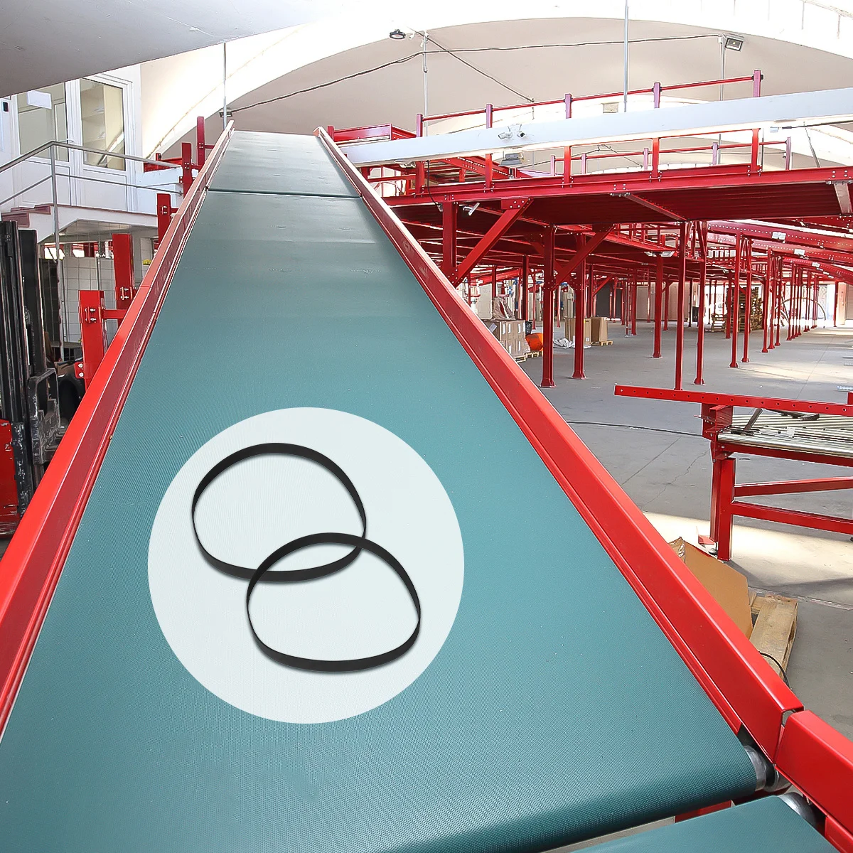 

2Pcs Turntable Strap Cassette Tape Belt 5mm Width 71mm Diameter Sturdy Replacement Rubber Belt for Recorders Cd Dvd Drive