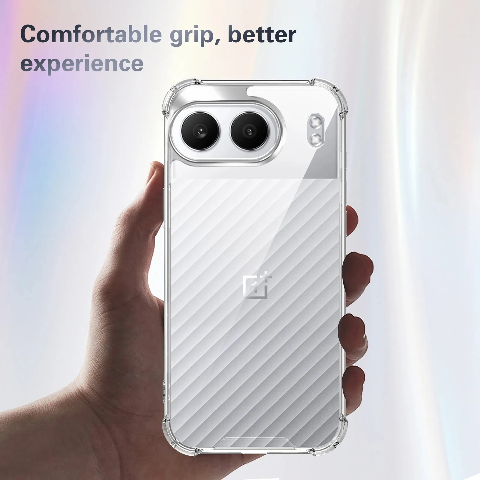 

For OnePlus Nord 4 Case Simple Transparent Acrylic Skin-friendly PC Cover For OnePlus Nord 4 Shockproof Bumper Funda