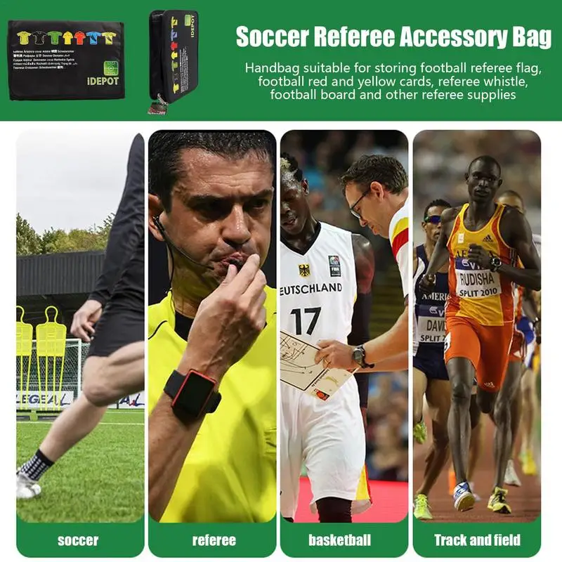 Soccer Referee Accessory Bag Football Sports Equipment Set Bag