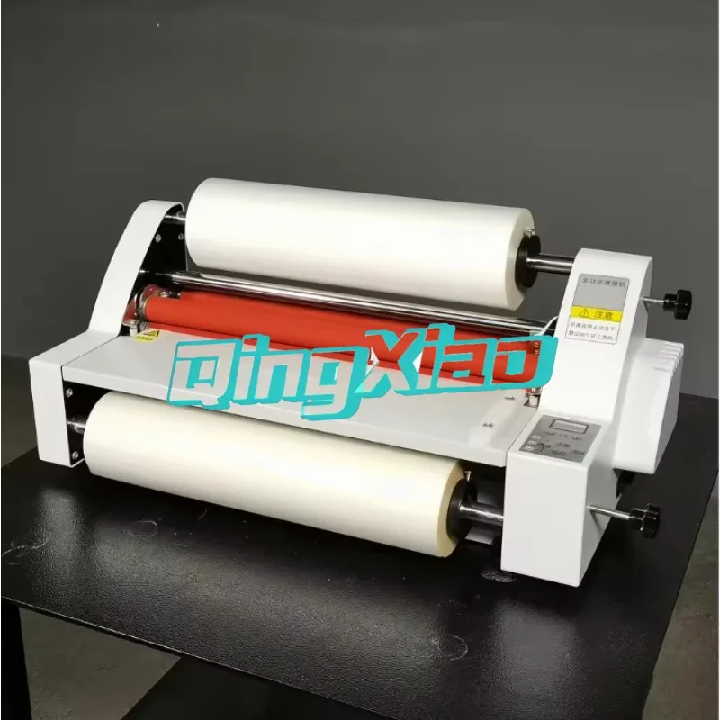Small Double Sided Laminating Machine Cold Hot Dual Use Pre Coating Film Graphic Desktop Thermal Laminator High  Eff Stable Easy