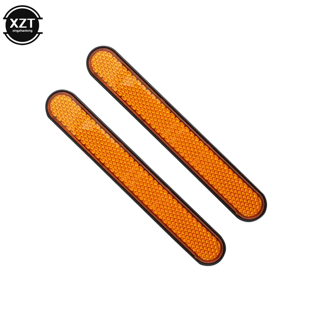 2Pcs Motorcycle Front Fork Reflector Sticker Lower Legs Slider Safety Warning For Harley Dyna Softail Sportster 883 1200 Fatboy