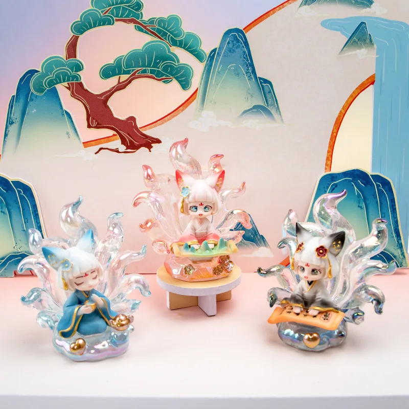 China-Chic Ancient Wisdom Immortal Nine Tailed Fox Blind Box