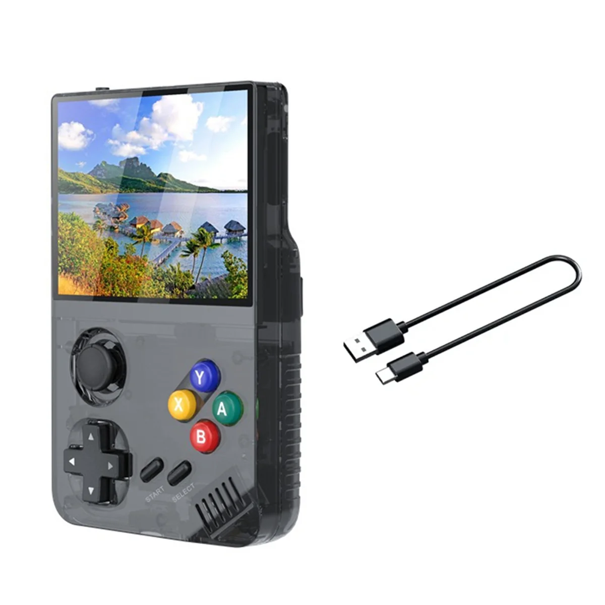 

M19 Retro Video Game Console 128G Handheld Classic Nostalgic Arcade Game Console 3D Joystick Up to 25 Simulators A