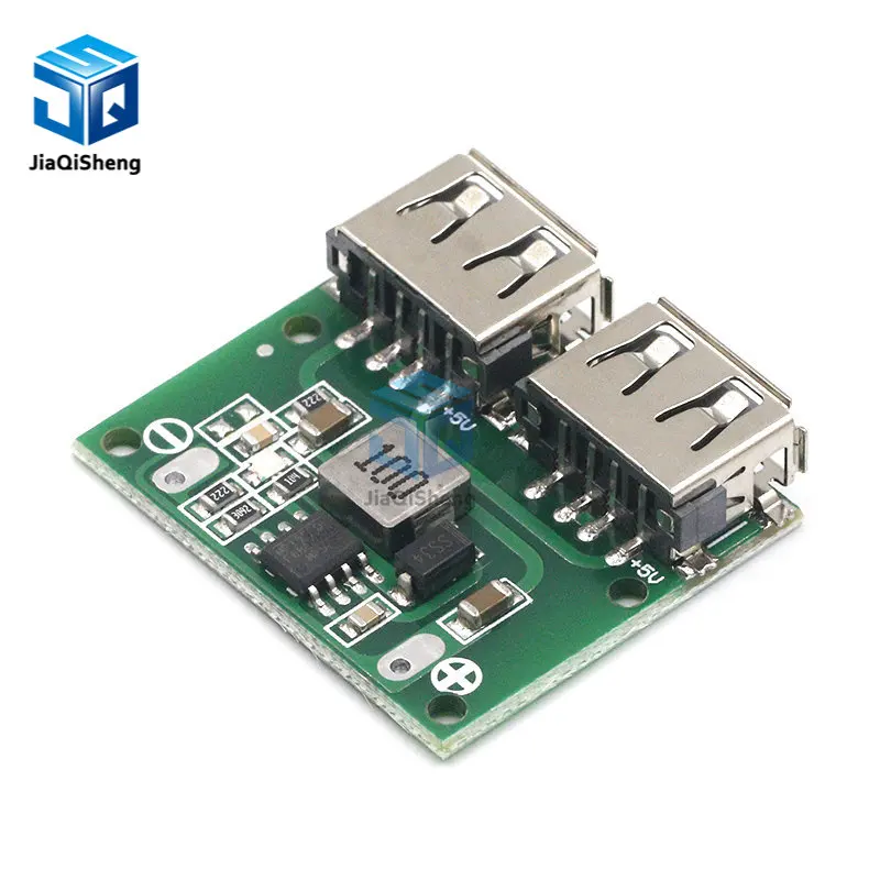 9V 12V 24V to 5V DC-DC Step Down Charger Power Module Dual USB Output Buck Voltage Board 3A Car Charge Charging Regulator 6-26V