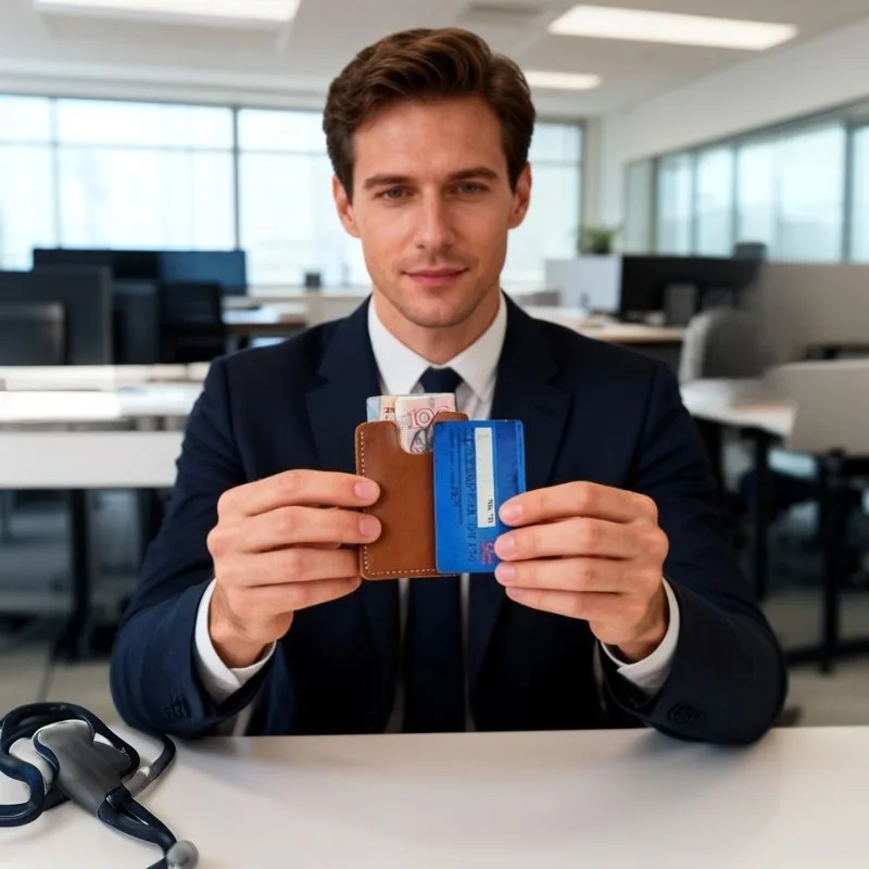 

New Cow Leather Men's Card Bag Coin Purse Slim Credit Card Holder Wallet For Men and Women ID Card Pocket