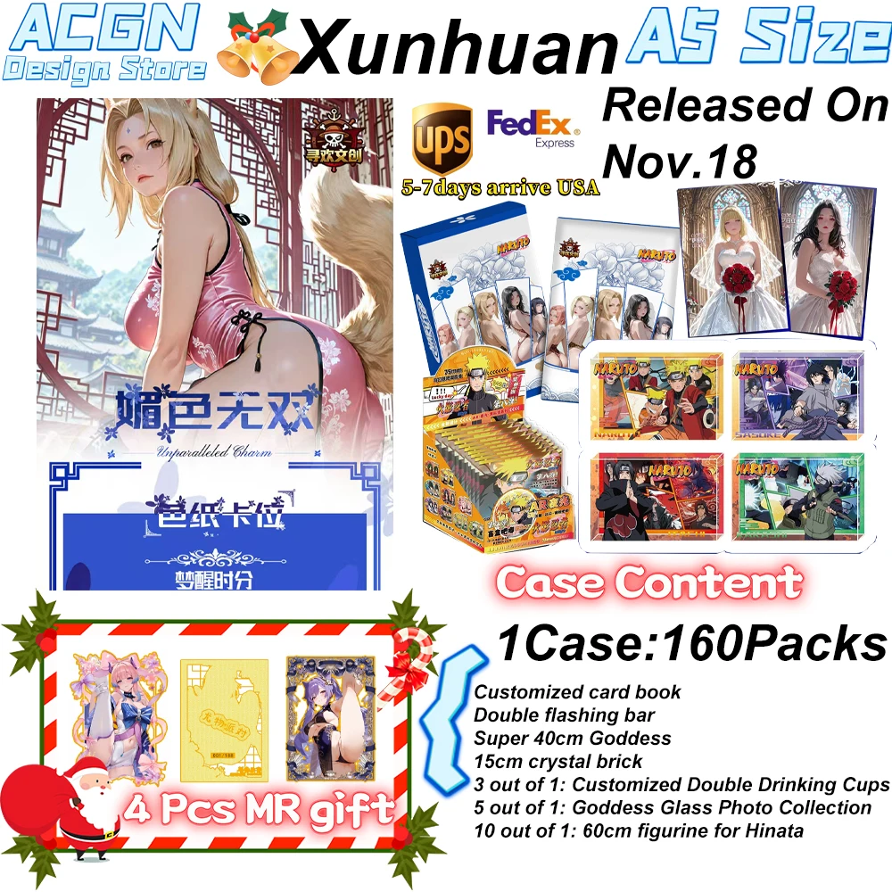 الجملة A5 حجم تسعى متعة في الثقافية ناروتو لا مثيل له بطاقة بيكيني ملابس السباحة اللعب التجارة ACG CCG TCG الهوايات هدية #1