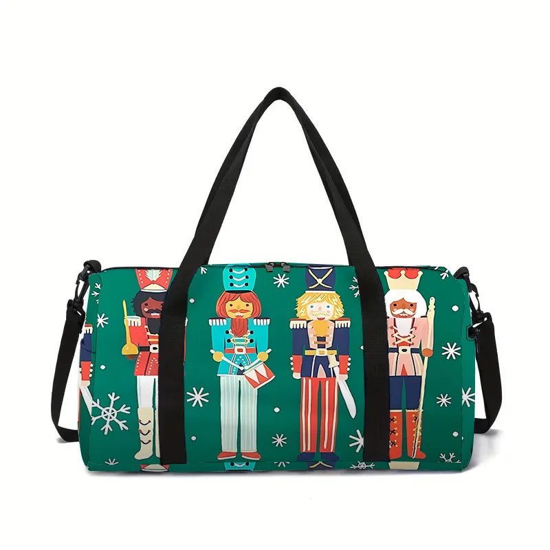 

Luxury Popular medical care Haircut tools 3D Printed Travel Bags Barrel Shape Crossbody Bag Outdoor Sports Bags Gym Yoga Bag