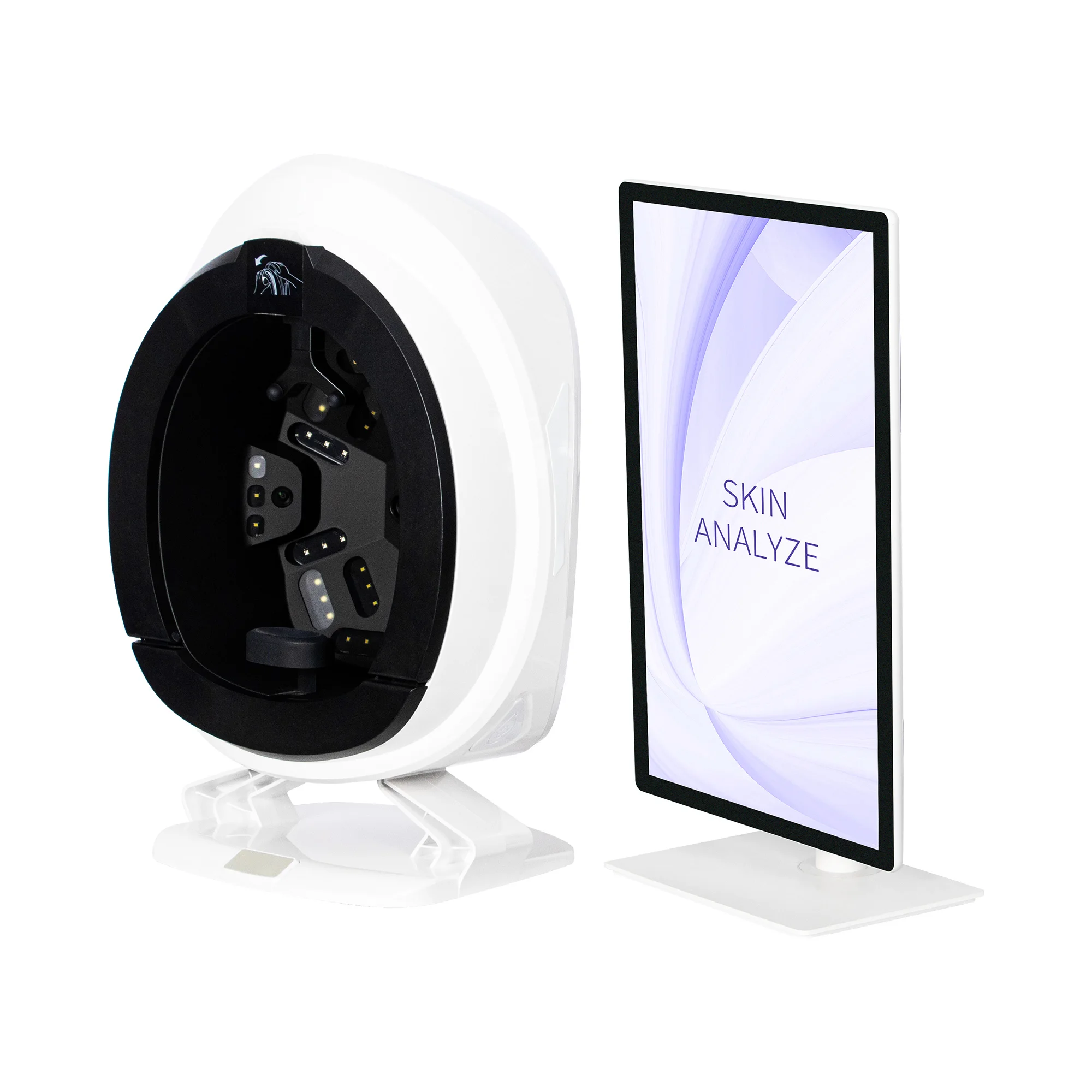 Scanner de peau 3D AISIA Q2 alimenté par l'IHI – Analyseur facial intelligent et système de détection de problèmes, outil professionnel essentiel pour le salon