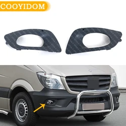 Car Front Bumper Fog Lamp Foglight Cover With Hole For Mercedes Sprinter W906 9068850253  9068850353 Car-styling