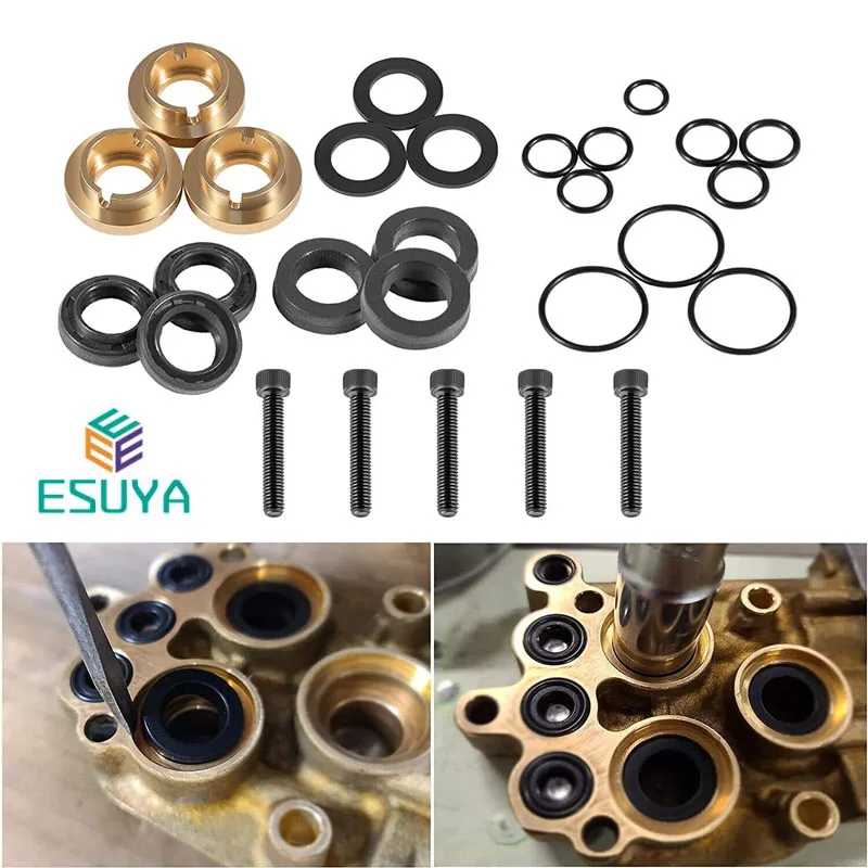 

ESUYA Pressure Washer Seal Kit Compatible with 190595GS 580752550 580752300, Replace for Briggs & Stratton 190595GS & 190711GS