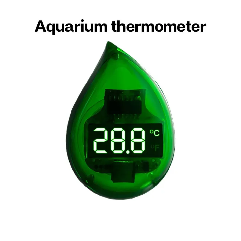 

Fish tank thermometer External aquarium box Mini electronic high-precision LED digital thermometer