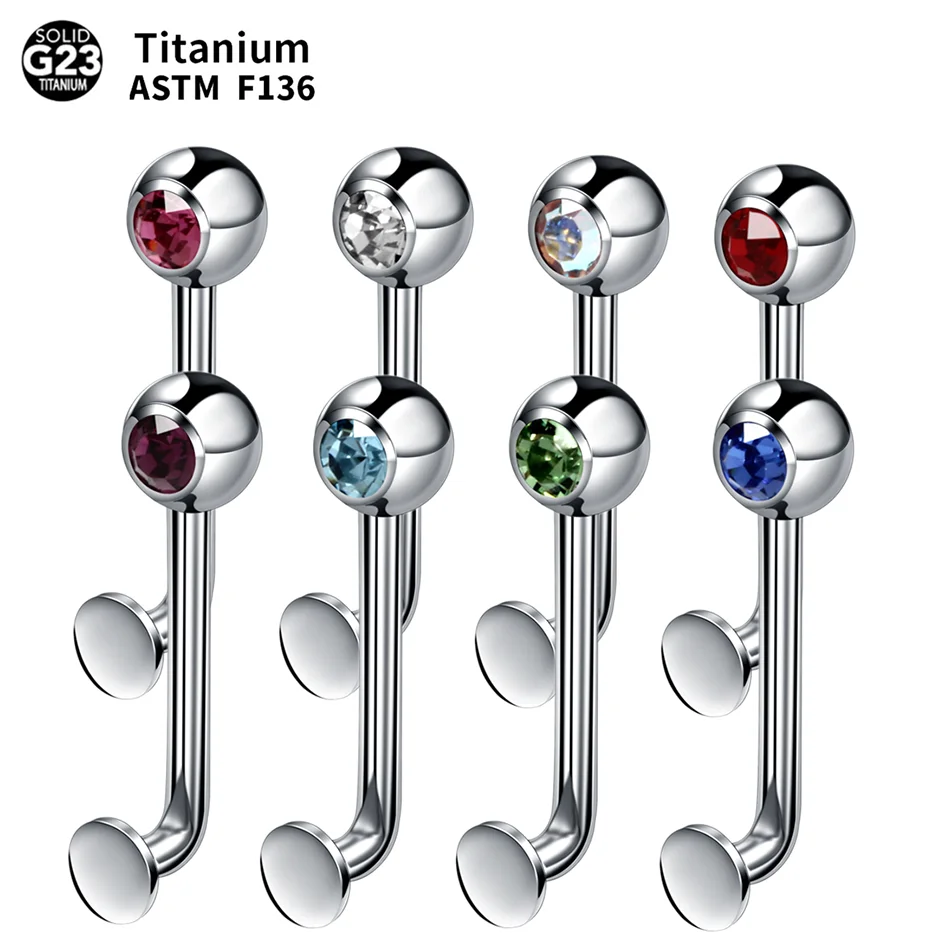 1 قطعة البطن زر خواتم الثقب التيتانيوم كريستينا إخفاء ذلك مجوهرات الثقب هيليكس دايث القرط قطرة هيئة المجوهرات #1