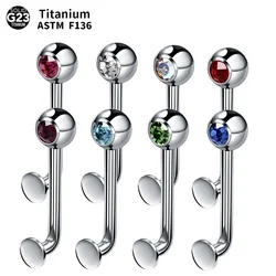 1PC Belly Button Rings Piercings Titanium Christina Hide-it Jewelry Piercings Helix Daith Earring Drop Body Jewelry