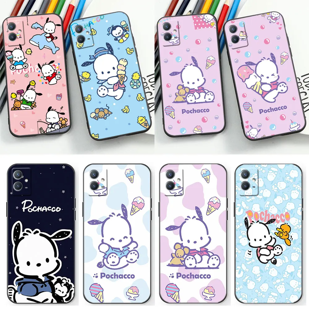 Cartoon Pochacco Cute Phone Case For VIVO Y97 Y91 Y85 Y83 Y78 Y77 Y76 Y75 Y72 Y55S Y55 Y52S Y51S Y51 Y50 Y35 Y22S Y21 Y20 Cover