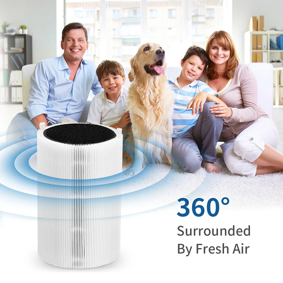 Blue Pure 411 Replacement Filters for Blueair Blue Pure 411, 411+ & MINI Air Purifiers