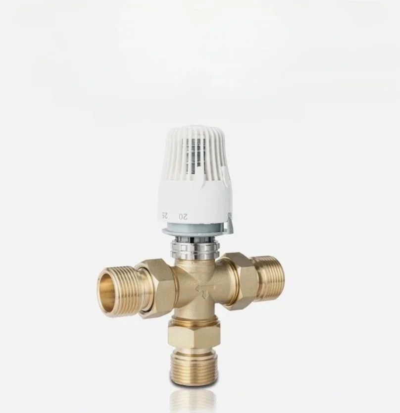 

Трехходовой тройник с внешним датчиком температуры, термостатический клапан, 1-дюймовый гидравлический переключающий клапан для подогрева пола