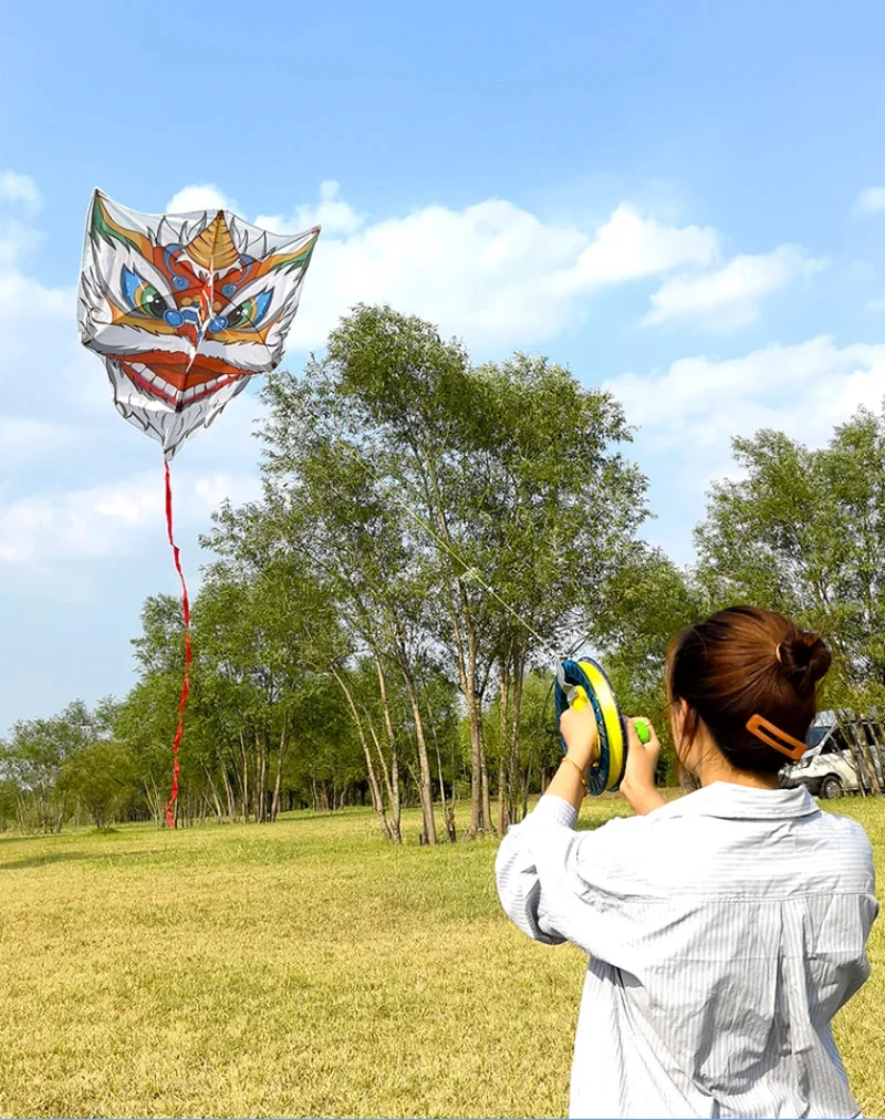 free shipping lion kites flying toys for children kites factory adult wind child steering flying kites for children kite tops