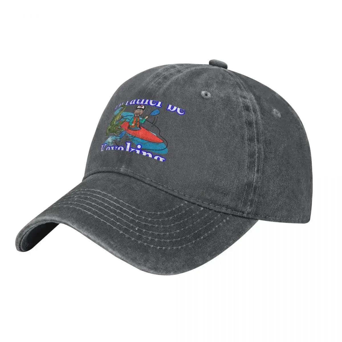 I'd Rather be kayaking too Baseball Cap Thermal Visor Hood Hat Man For The Sun Hats Man Women's