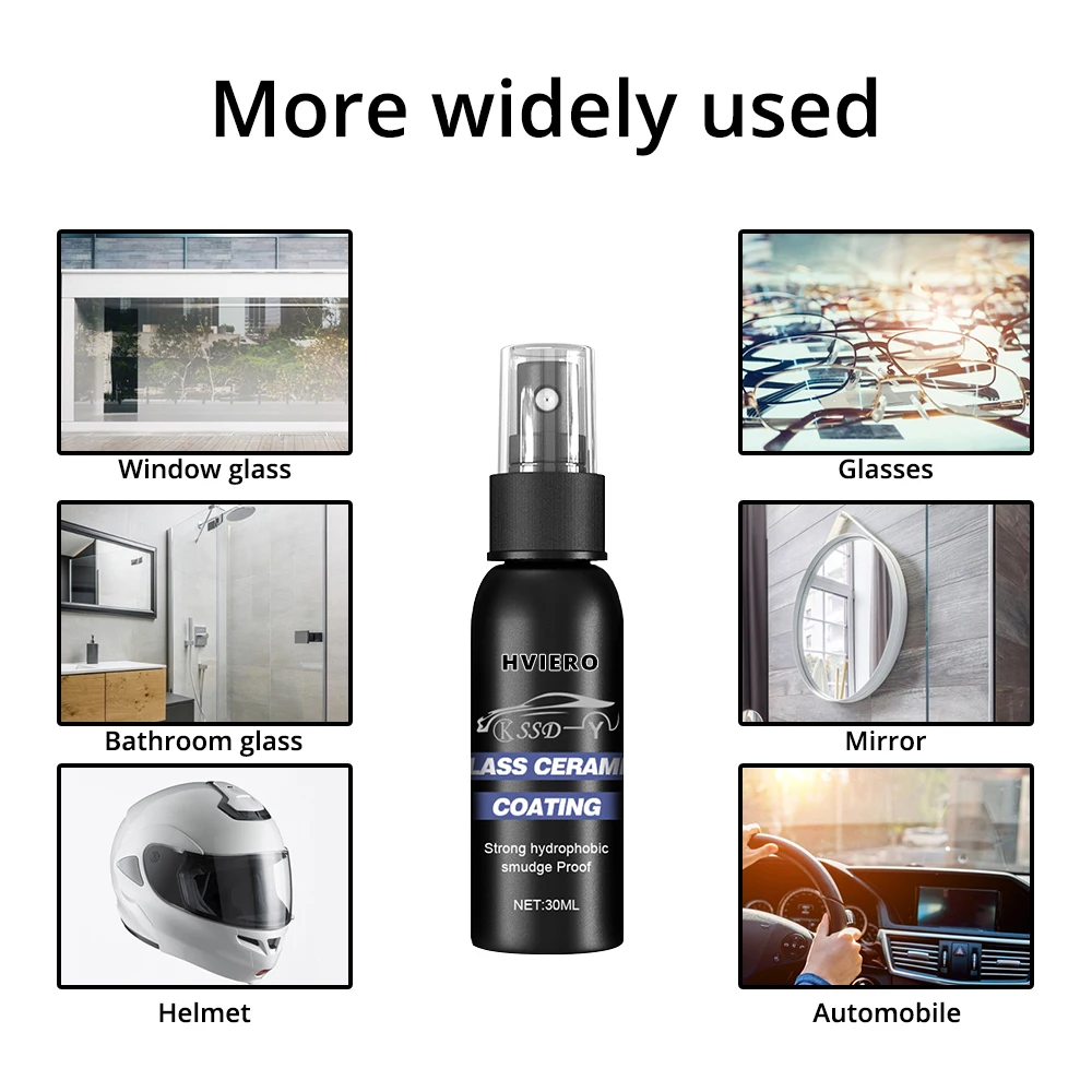 30ml/50ml Auto Windshield Water Repellent Car Coating Window Waterproof Rainproof Nano Hydrophobic Antifogging Agent Maintenance